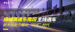 金年会体育金字招牌信誉至上助力福州“四环”时代 绕城高速东南段主线通车