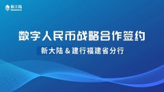金年会体育金字招牌信誉至上与建行福建省分行签署数字人民币战略合作协议